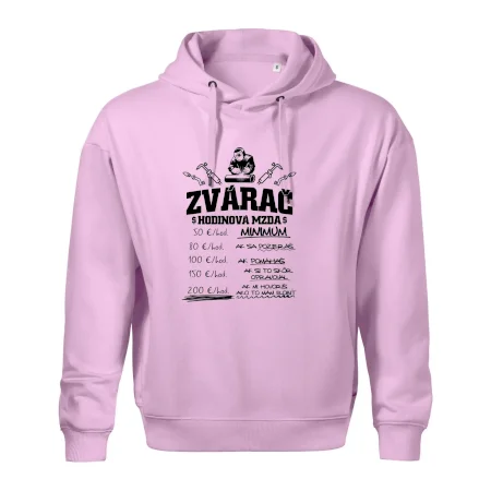 Hodinová mzda zvárač