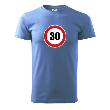 Dopravná značka - obmedzenie rýchlosti 30