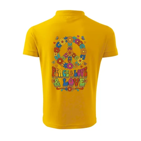 Peace and love - na výšku s květy