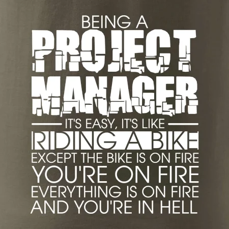 Being A Project Manager - bike
