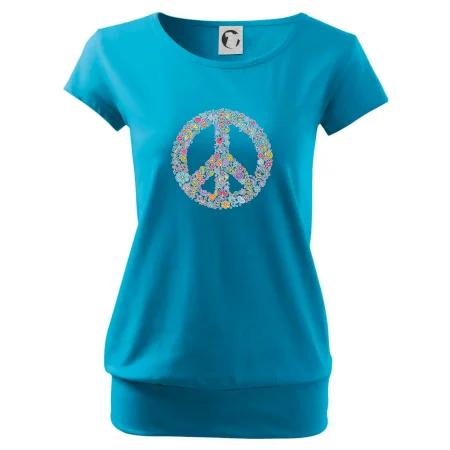 Peace symbol lístočky