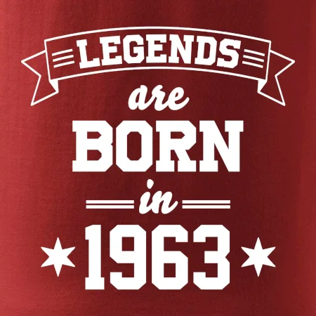 Legends are born in 1963