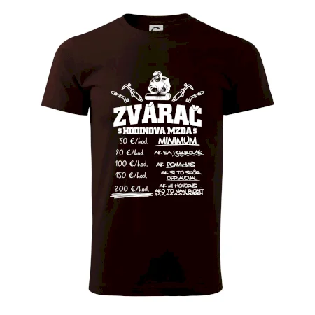 Hodinová mzda zvárač