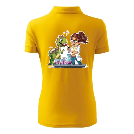 Chemik a dinosaurus - dievča