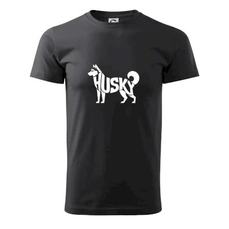 Husky nápis v tele