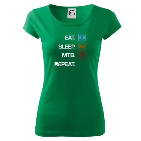 Eat sleep MTB repeat