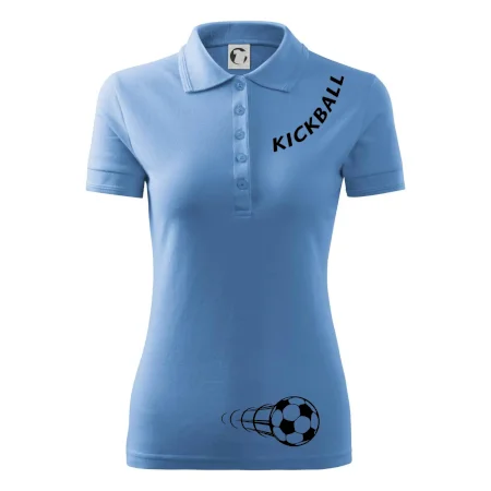 Kickball nápis šikmo