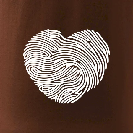 Odtlačok prsta srdce