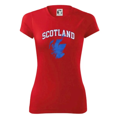 Scotland nápis s mapou