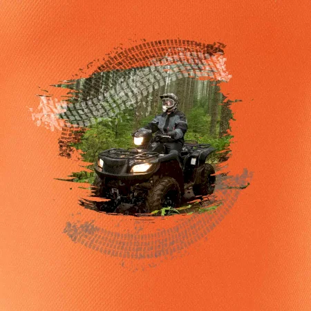 ATV štvorkolka v lese