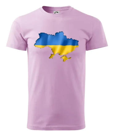 Ukrajina vlajka mapa