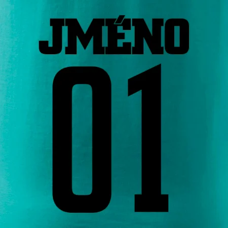 Hokejový dres - vlastné meno a číslo