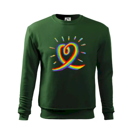 Srdce pride dúha kreslená