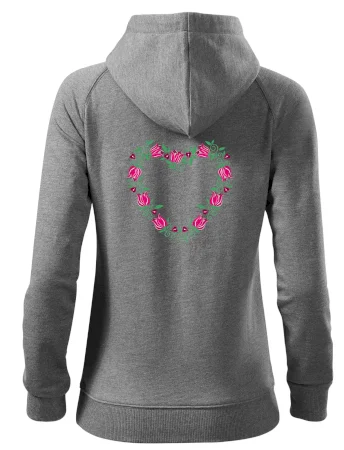 Červené tulipánové srdiečko (Pecka design)