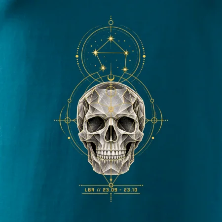 Váhy Astrologická geometrická lebka