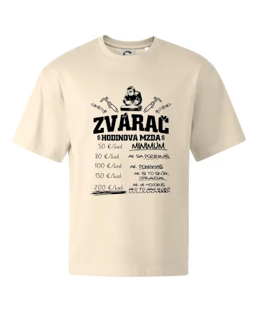 Hodinová mzda zvárač