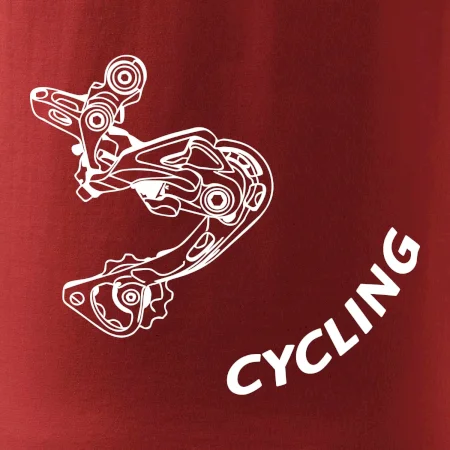 Cycling nápis šikmo