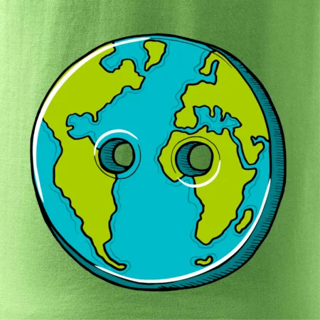 Planéta krajiny gombík (Pecka design)