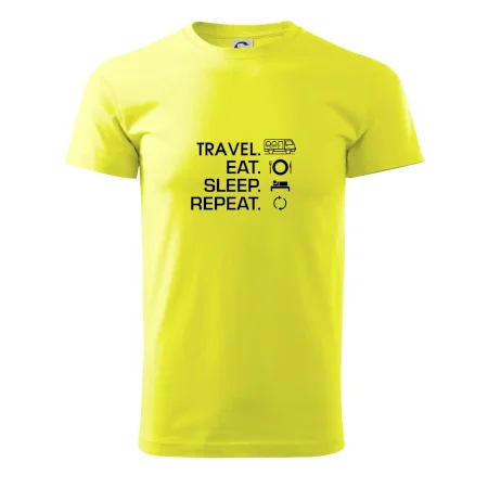 Eat sleep travel - Van