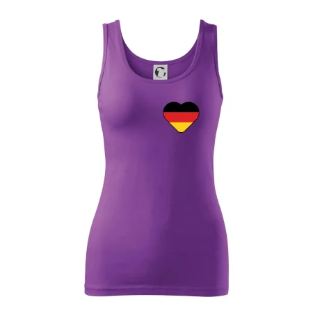 Germany love prso - Nemecká vlajka