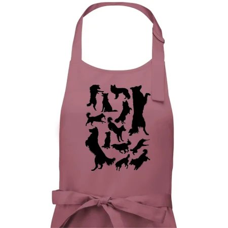 Border kólia siluety