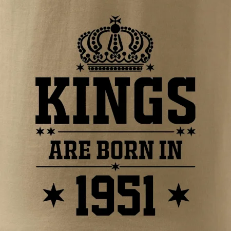 Kings are born in 1951