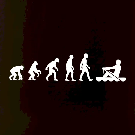 Evolúcia veslovanie 1 človek