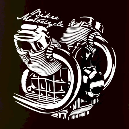 Biker Motorcycle motor