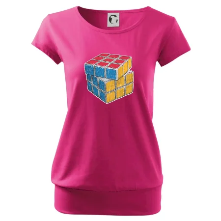 Rubikova kocka kreslená