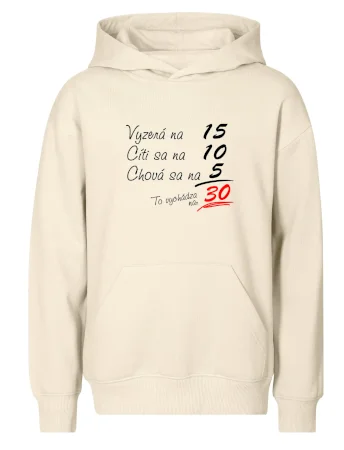 Vyzerá, cíti sa, chová sa - 30 rokov