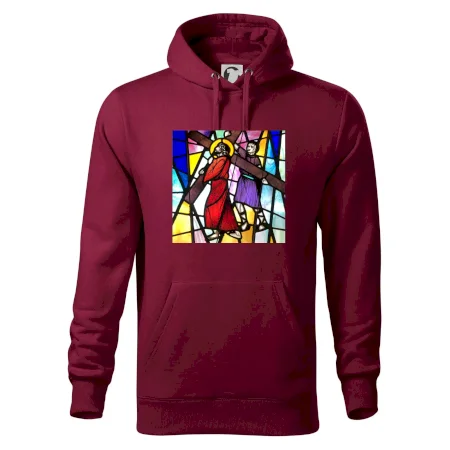 Vitráž - Ježiš a kríž