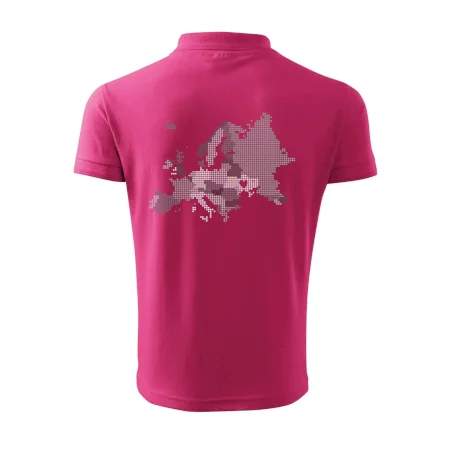 Mapa Európy - srdce v Ukrajine
