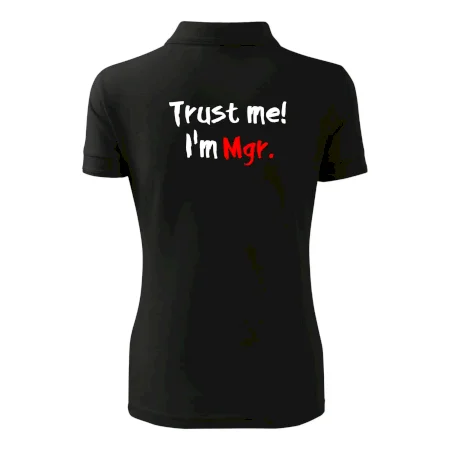 Trust me I´m  Mgr. / Ver mi som Magister.