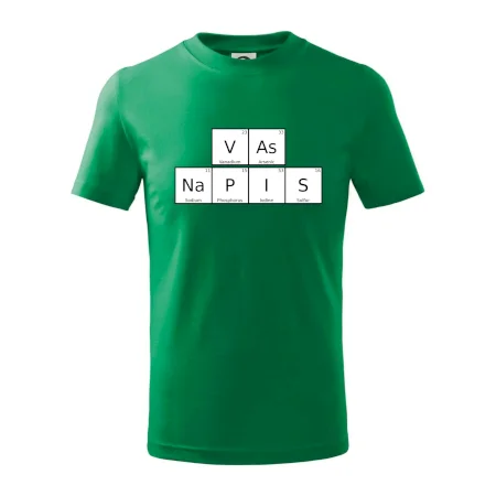 Vlastný nápis - periodická tabuľka