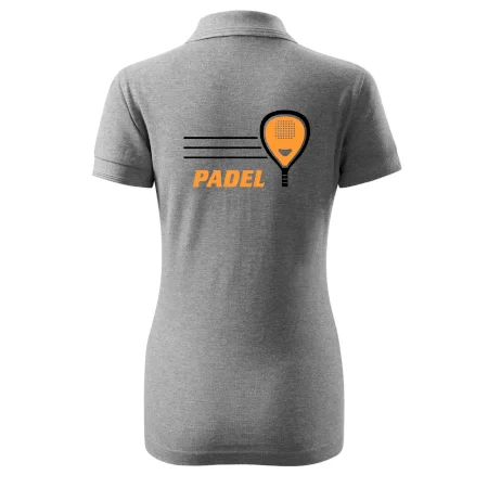 Padel - oranžová raketa