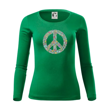 Peace symbol lístočky