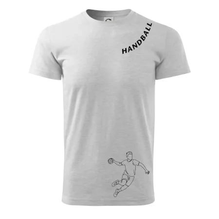 Handball nápis šikmo