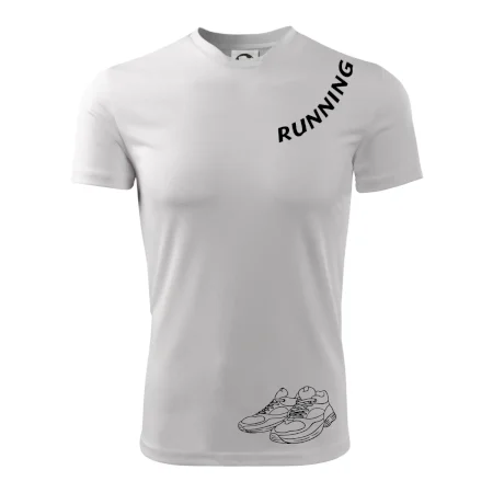 Running nápis šikmo