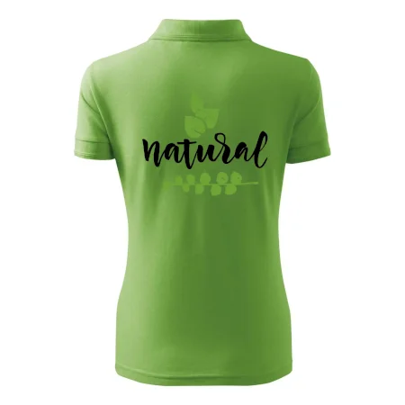 Natural - nápis v listoch