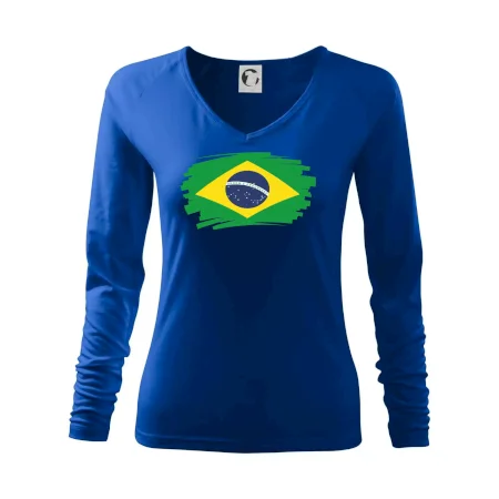 Brazília vlajka štetkou