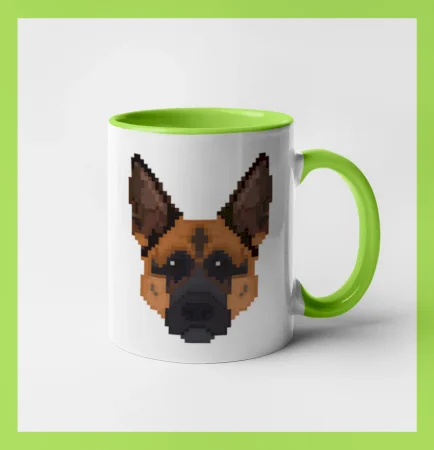 Nemecký ovčiak - Rozpixelovaný