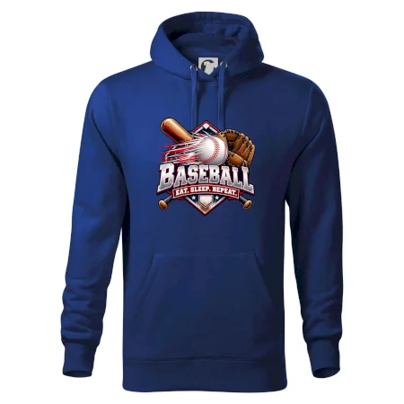 Baseballová pálka s rukavicou eat sleep repeat