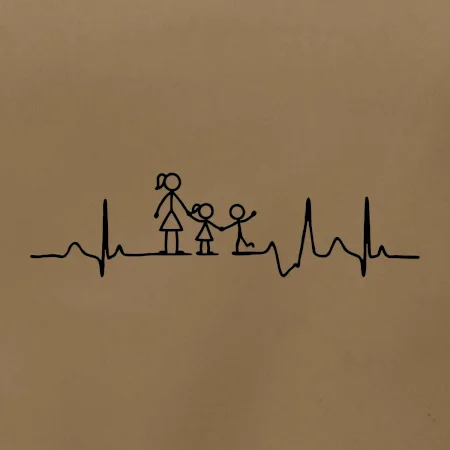 Ekg mamička a dievča + chlapec