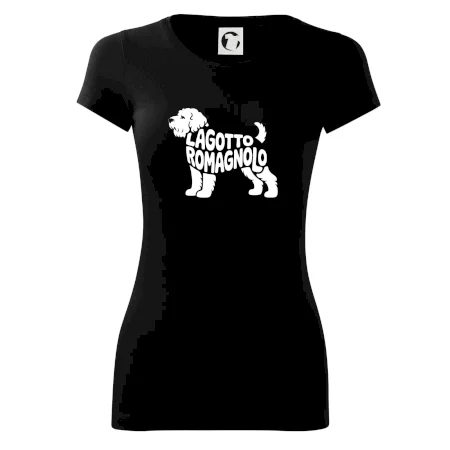 Lagotto romagnolo nápis v tele
