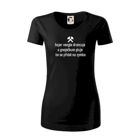 Hajer vengle drancuje a gnojočkum pluje bo se přidoł na zymba