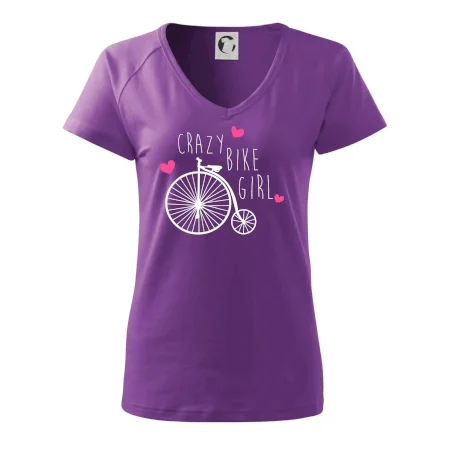 Crazy bike girl