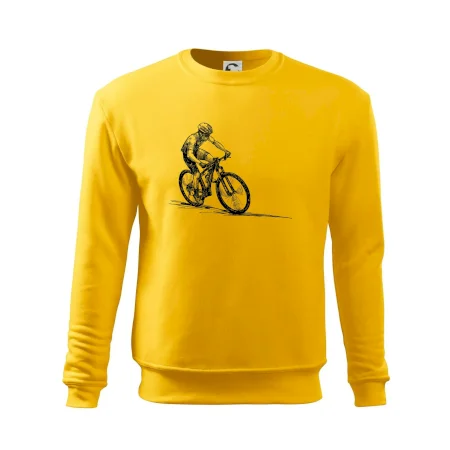 MTB kreslený cyklista