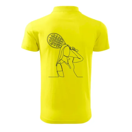 Tenistka jedným ťahom