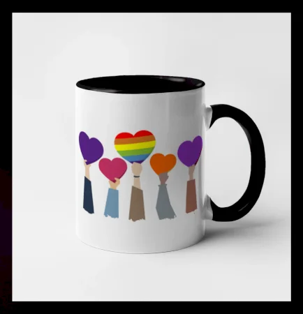 LGBT ruky srdce