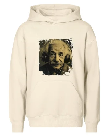 Albert Einstein so slúchadlami
